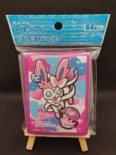 sylveon card sleeves Pokemon Card Eevees Sleeve 64 pcs Protector Umbreon Sylveon Japanese S main image 1