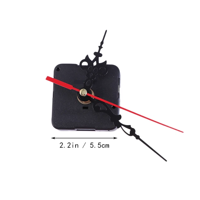Kit Meccanismo Orologio, Movimento Motore Orologio Da Parete A Gambo Lungo Orologio Al Quarzo Per Fai Da Te Con Lancette Bianche Adatto Per Spessori Massimi Del Quadrante Di 8 12 Mm 81171694