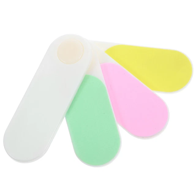 SUNNYCLUE 20 Stück Nagelfeilen & Polierblöcke – Oval, Silberfarben, 9 Cm Lang, Für Nägel, Schmuck & Uhren