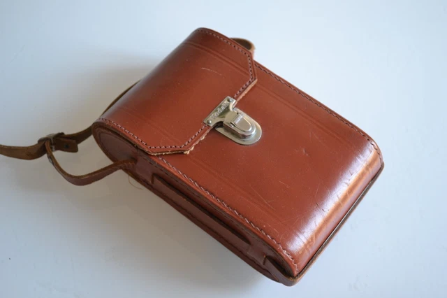 Appareil Photo Kodak 620 à Soufflet Avec étui Cuir - Made In France - Années 50
