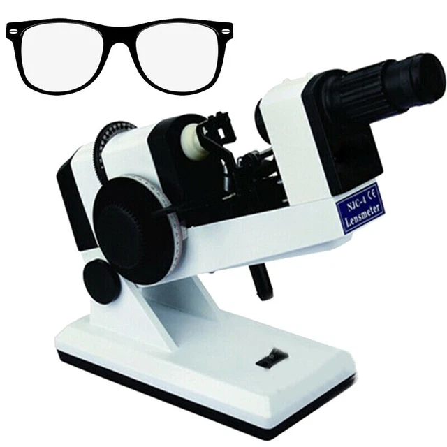 Manual Lensmeter Focimeter Lensometer Optometry Optic Machine AC/DC Power