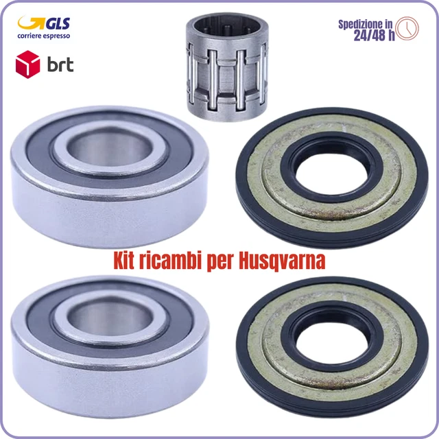 Cuscinetti E Guarnizioni Albero Motore PROGASKET Per Motosega Husqvarna 51 55 254 257 262 357 359