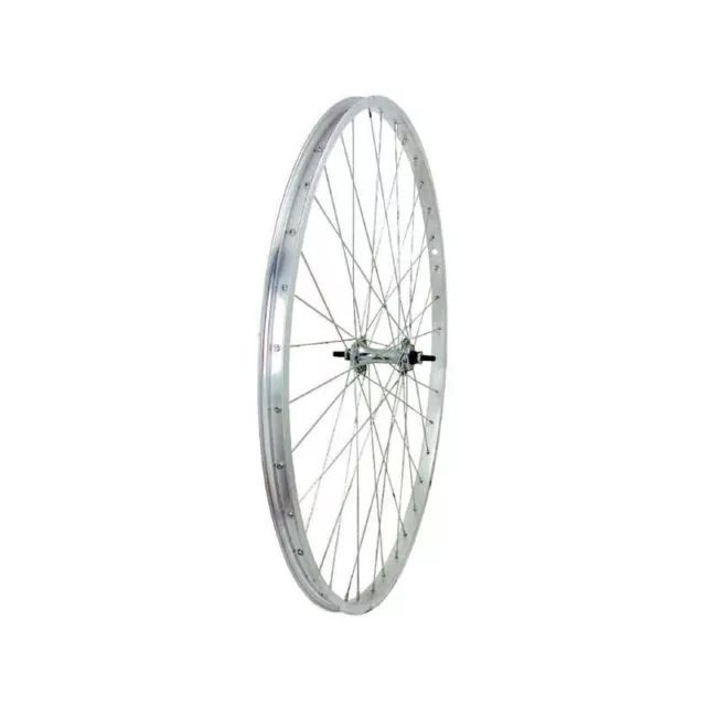 Ruota Cerchio Posteriore Bici City Bike 28" - 6/7 Velocita' Alluminio Con Dadi