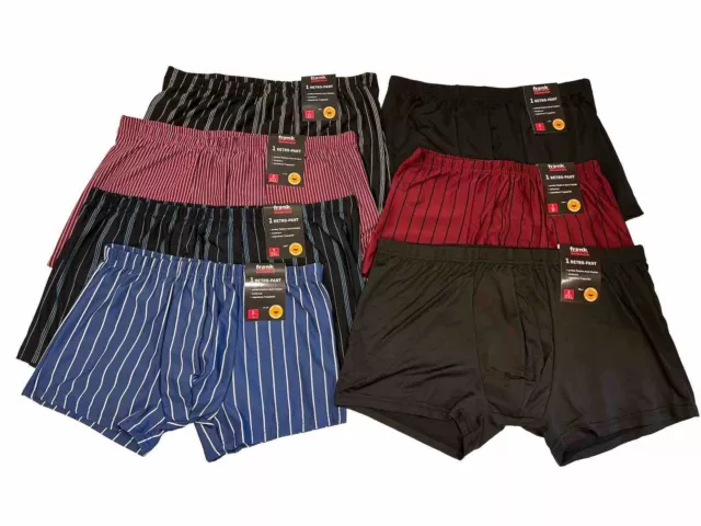 2-10er Pack Boxershorts Retroshorts Unterhose Boxer Slips Gr.M-3XL Öko-Tex