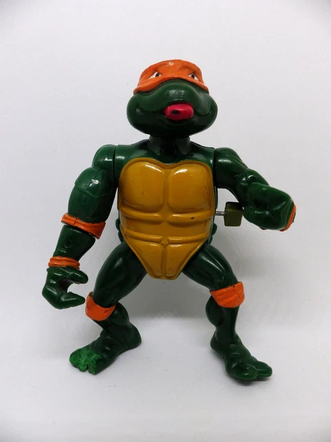 FIGURINE TATOUAGE VINTAGE TMNT Tortues Ninja Fichier Carte Bio Retour