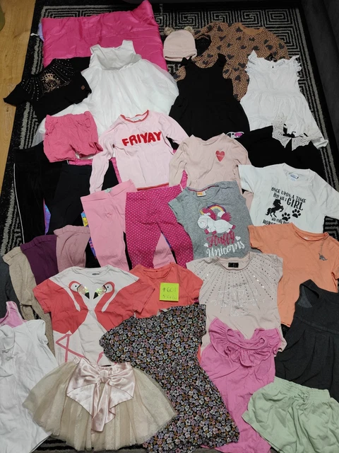 #601💜 Huge Bundle Of Girls Clothes 5-6years GEORGE NEXT PRIMARK TU DESPICABLE M