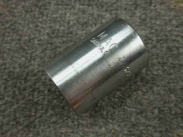 Mac Tools Z322 Shallow Socket 1 in. Chrome 3/4" Drive 12 Point USA SAE