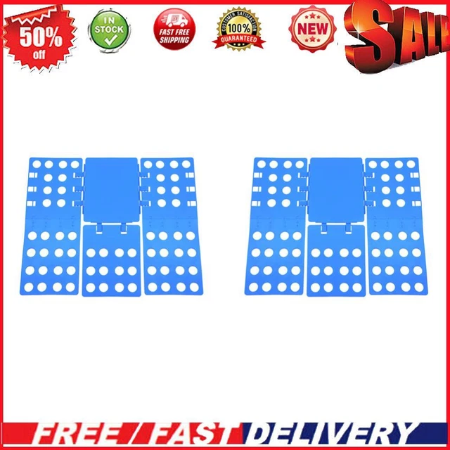 Supporto tessuto in plastica organizer scheda indumento pieghevole strumenti di stoccaggio (blu)