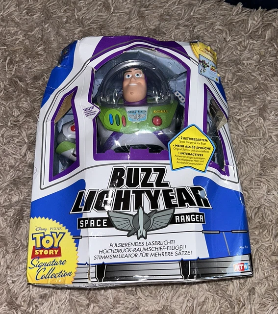 TOY STORY GERMAN Speaking Buzz Lightyear Signature Collection Action
