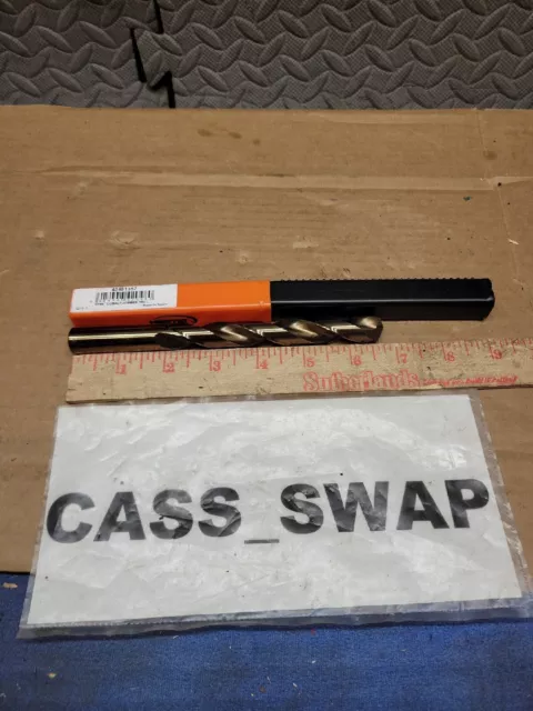 Qty: 1 43481357 HERTEL Jobber Length Drill Bit 37/64″ Diameter 135 ° Cobalt