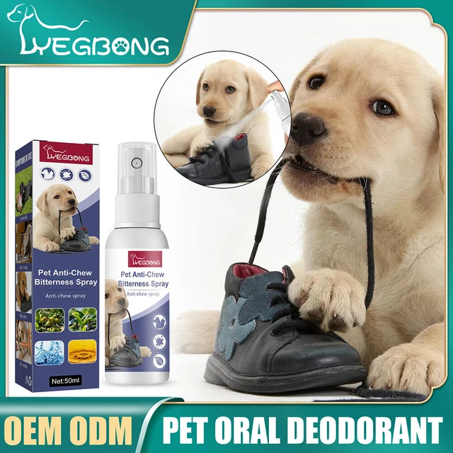 Spray antimasticable productos naturales de árbol de té para cachorros mascotas para muebles alfombras