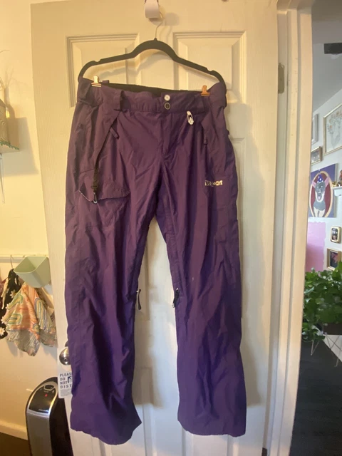 VOLCOM WOMEN'S NIMBUS Insulated purple Cargo Ski Snowboard Pants