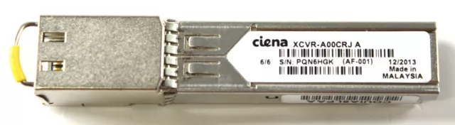 Ciena XCVR-A00CRJ A COUIA8LPAA 1000Base-TX SFP Transciever