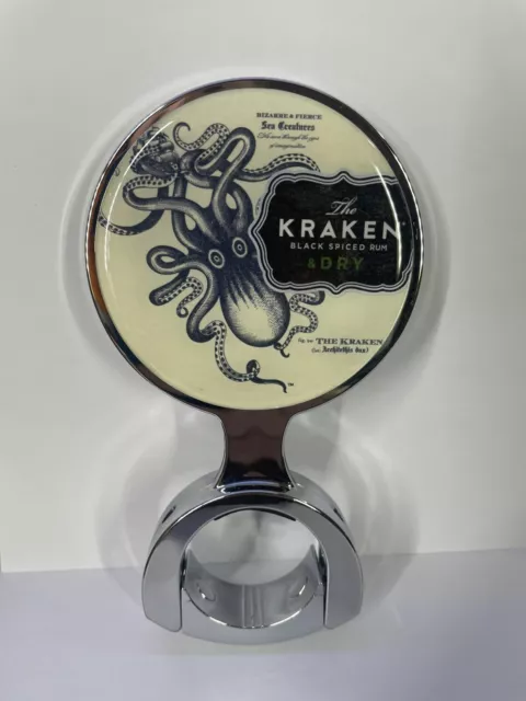 Kraken Rum Dry Font 82mm Decal Spirit Keg Kegerator Beer Tap badge Decal