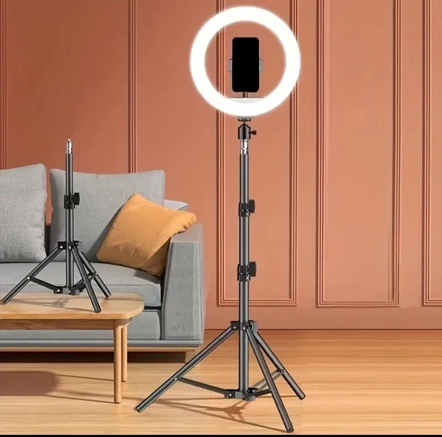 Lumière Circulaire LED De 10 Pouces Avec Support De Trépied Flexible Et Support