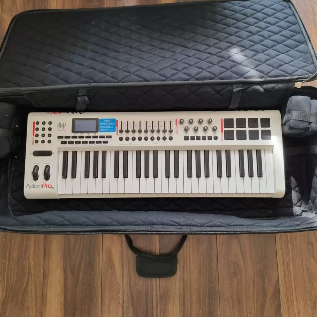 M-Audio Axiom Pro 49 Midi keyboard with Spider Flight Case- Excellent Condition.