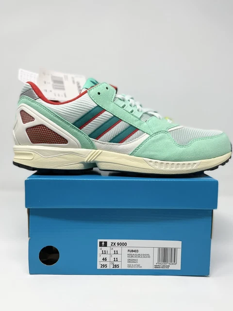 ADIDAS ZX 9000 FU8403 GR. 46 BNWT no 8000 AQUA NEU MIT ETIKETTEN UND OG BOX
