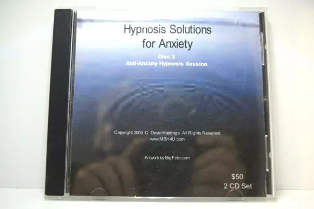 Soluciones de hipnosis para la ansiedad - Curso completo de 2 CD de Devin Hastings