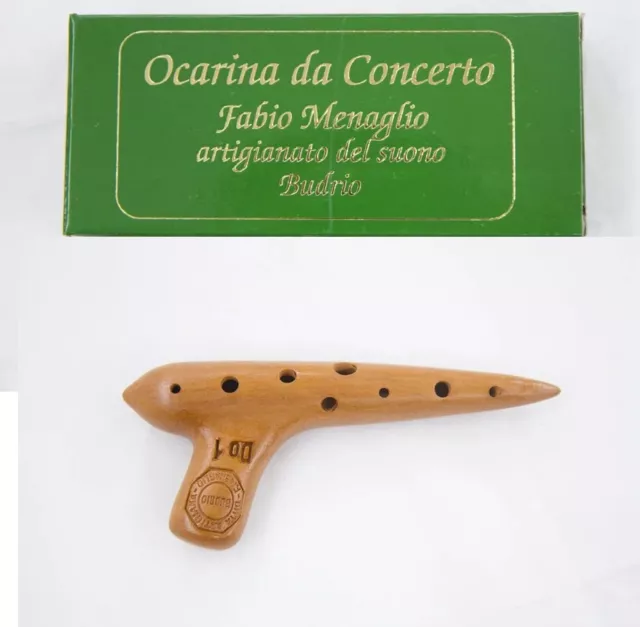 Fabio Menaglio Budrio Ocarina da Concerto DO1 in terracotta cromatica a 10 fori