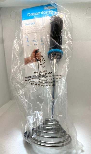 Dream Farm Smood Potato Masher Black DRFKTSDFSM3017 Smooth Mash in Seconds New