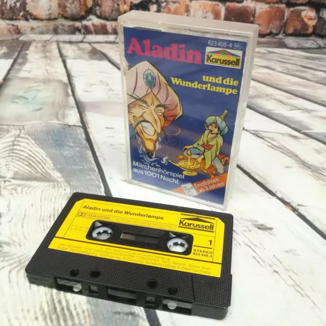 MC Aladin und die Wunderlampe Karussell 1977 Märchenhörspiel Original zum Buch