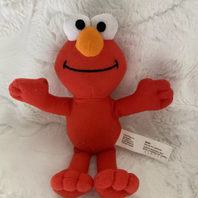 Fisher Price Sesame Street Elmo Plush Toy 7 1/2" Stuffed Doll 2007