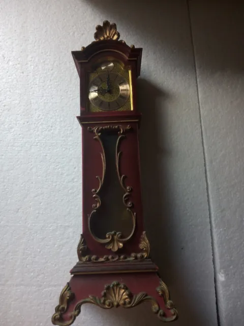 Schmid 8day miniature grandfather clock 13" not working