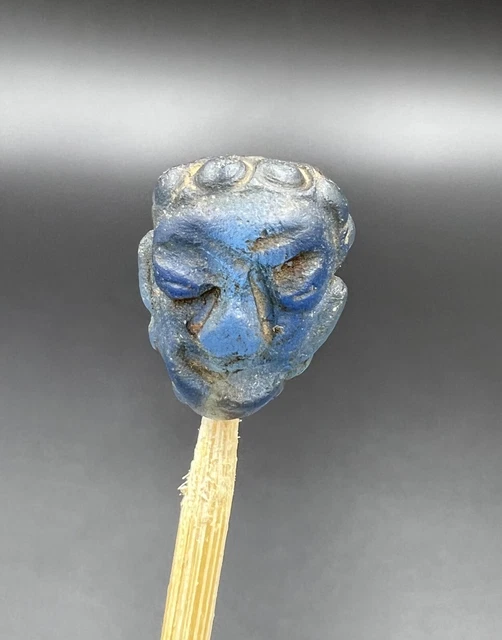 South East Asian Burmese Pyu Pagan Glass Amulet Bead Pendant