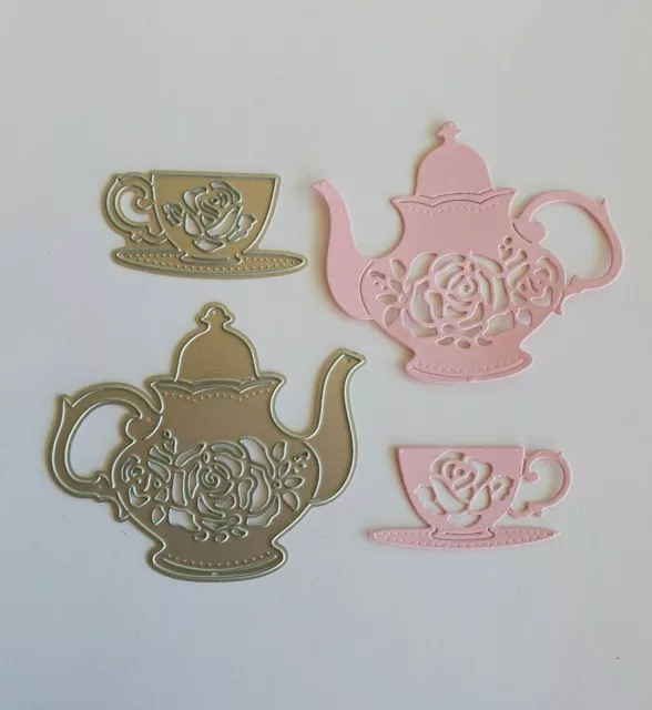 Craft Metal cutting die Scrapbook Paper Cards - Teapot teacup