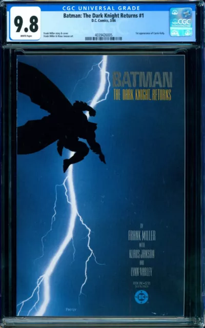 Batman: The Dark Knight Returns #1 CGC 9.8 DC 1986 White Pages! N12 6005 cm