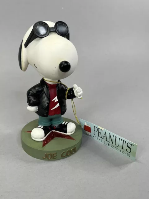 Joe Cool Snoopy Ceramic Bobblehead Figurine Peanuts Westland Giftware #8164