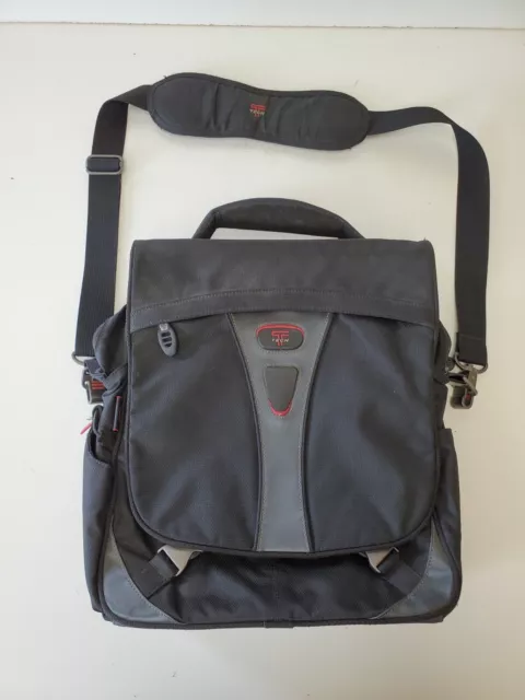 Tumi T-Tech 5589D Computer Backpack Messenger Bag Black Gray