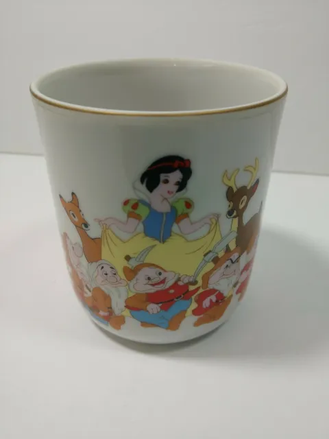 Vintage Disneyland Snow White and the Seven Dwarves Disney Mug Japan Cup
