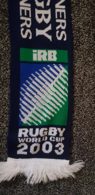 Official England Rugby World Cup Winners 2003 Scarf Double Sided 2