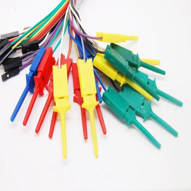 haltbar allgemeiner Zweck einfache Testclips Kabel für Logikanalysator