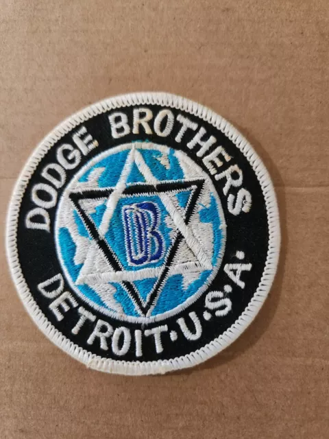 Dodge Brothers Detroit USA Ute Car Sew on Iron on Embroidered patch Badge