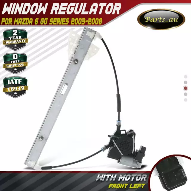 Power Electric Window Regulator w/ Motor Front Left LH for Mazda 6 GG 2003-2008