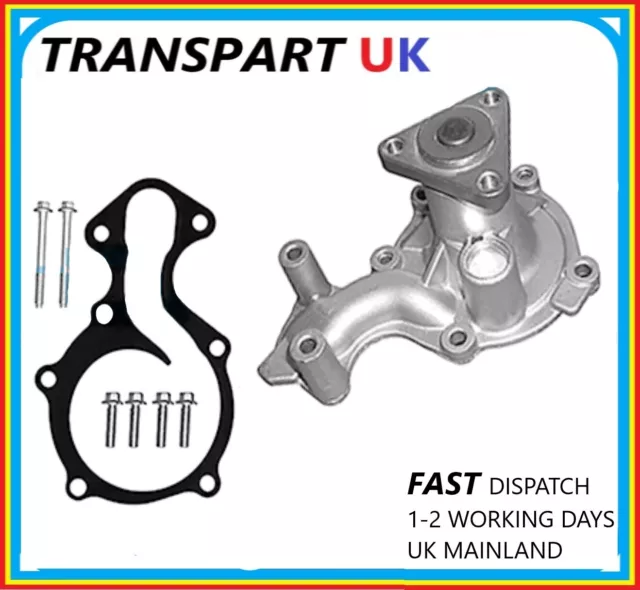 *Ford 1.0 Ecoboost Water Pump Kit Gasket And Bolts For Wet Belt