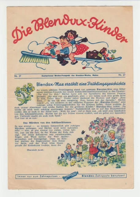 Die Blendax-Kinder 27 (50er Jahre Werbeheft)