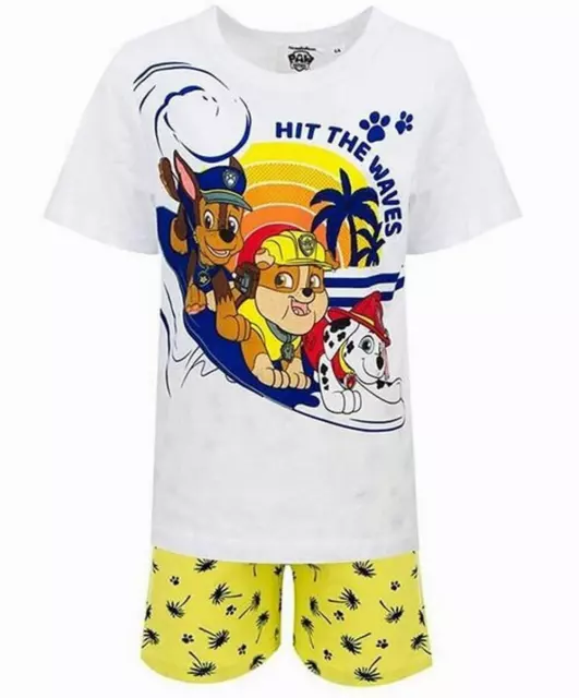 Pigiama Di Estate Bianco Pattuglia Canina Paw Pattuglia (25413)