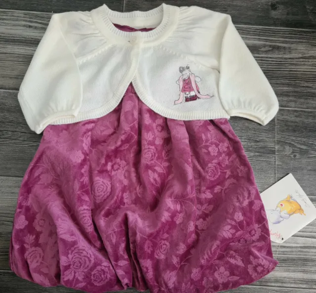 Bnwt Humphreys Corner Party Dress & Cardigan Set Newbaby Reborn Baby Shower Gift