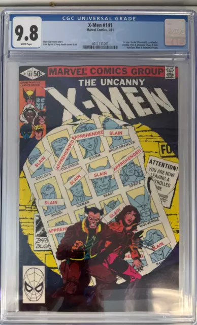 Uncanny X-Men #141 CGC 9.8 Chris Claremont & John Byrne, Days Future Past Part 1
