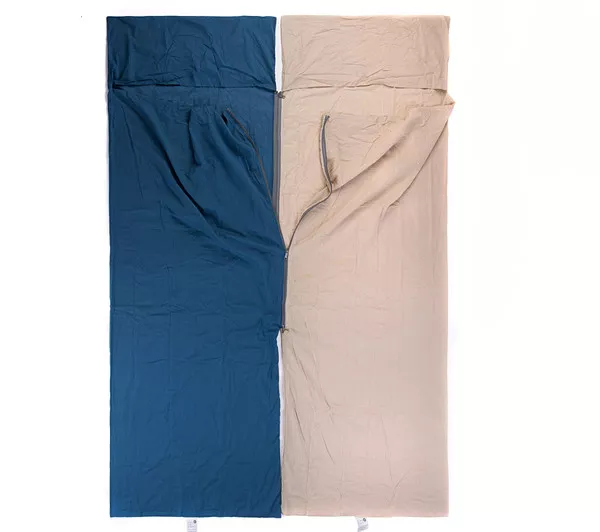 NEW Travel Rectangle/Envelope Cotton Sleeping Bag Sack Liner Inner Camping Sheet