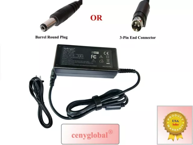 AC Adapter For Tech STD-2427P STD-2427PA DC 24V 2.7A 65W DC24V Power Supply PSU