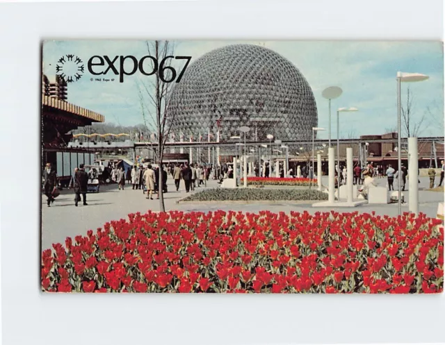 Postcard The Pavilion of the United States Expo 67 Montreal Quebec Canada