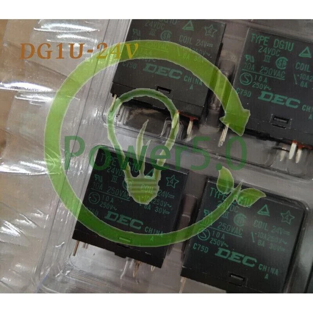 2pc ) DEC 4 PIN Relay DU1PU 24VDC 16A 250VAC Used In Microwaves Free - Foto 6