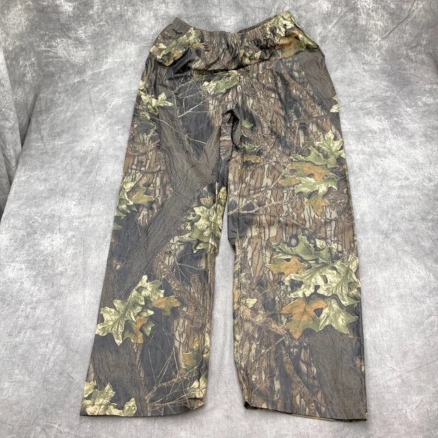 COLUMBIA RAIN PANTS Adult 2XLarge Camo Mossy Oak Breakup PVC Nylon