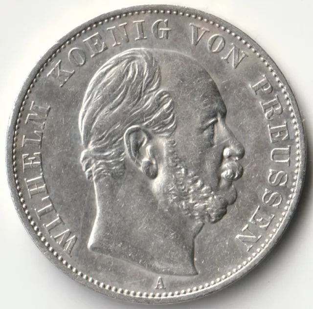Mds Altdeutschland Siegesthaler 1871 A "Wilhelm Von Preussen", Silber
