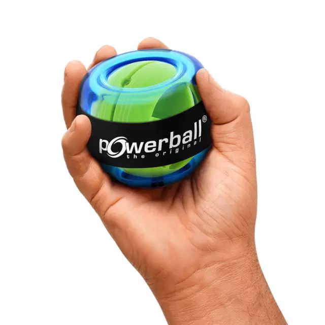 Powerball Basic, gyroskopischer Handtrainer, transparent-blau, das Original v... 3