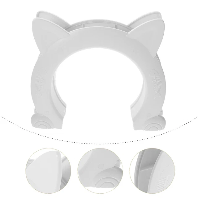 Cat Door Cat Cat Hole puerta gato gato cueva perrera, valla de puerta puede entrar libremente